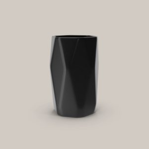 Black Prism Vase